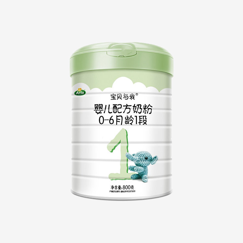 宝贝与我有机婴儿配方奶粉800g